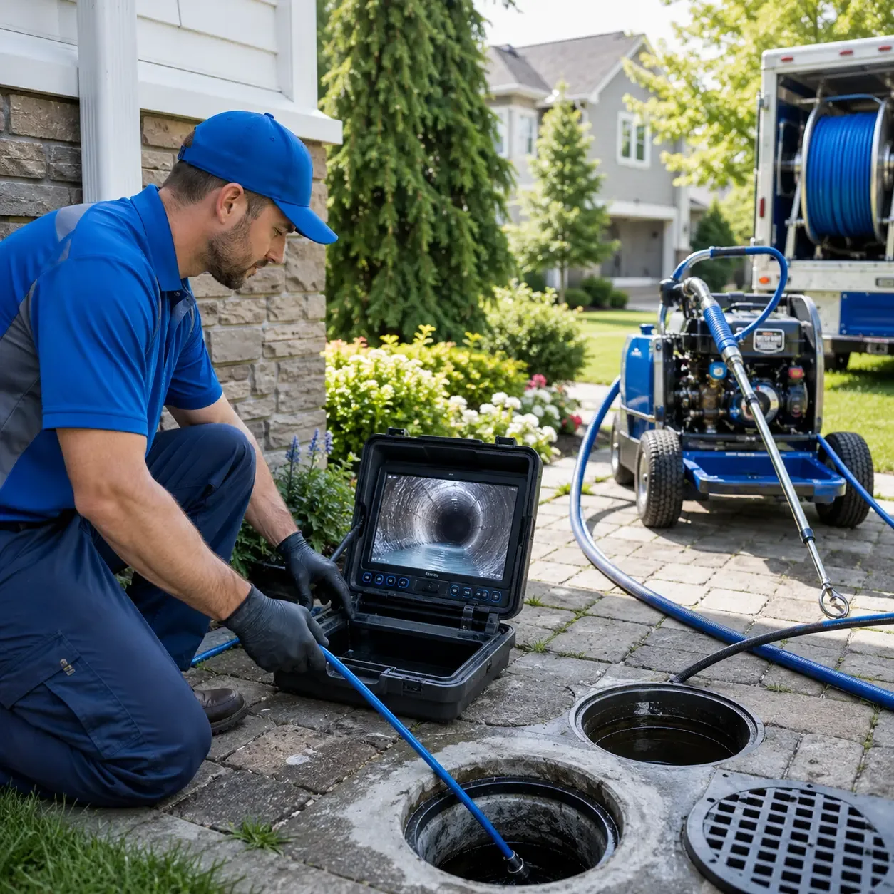 Outdoor drain cleaning professionals serving Roselle, IL
